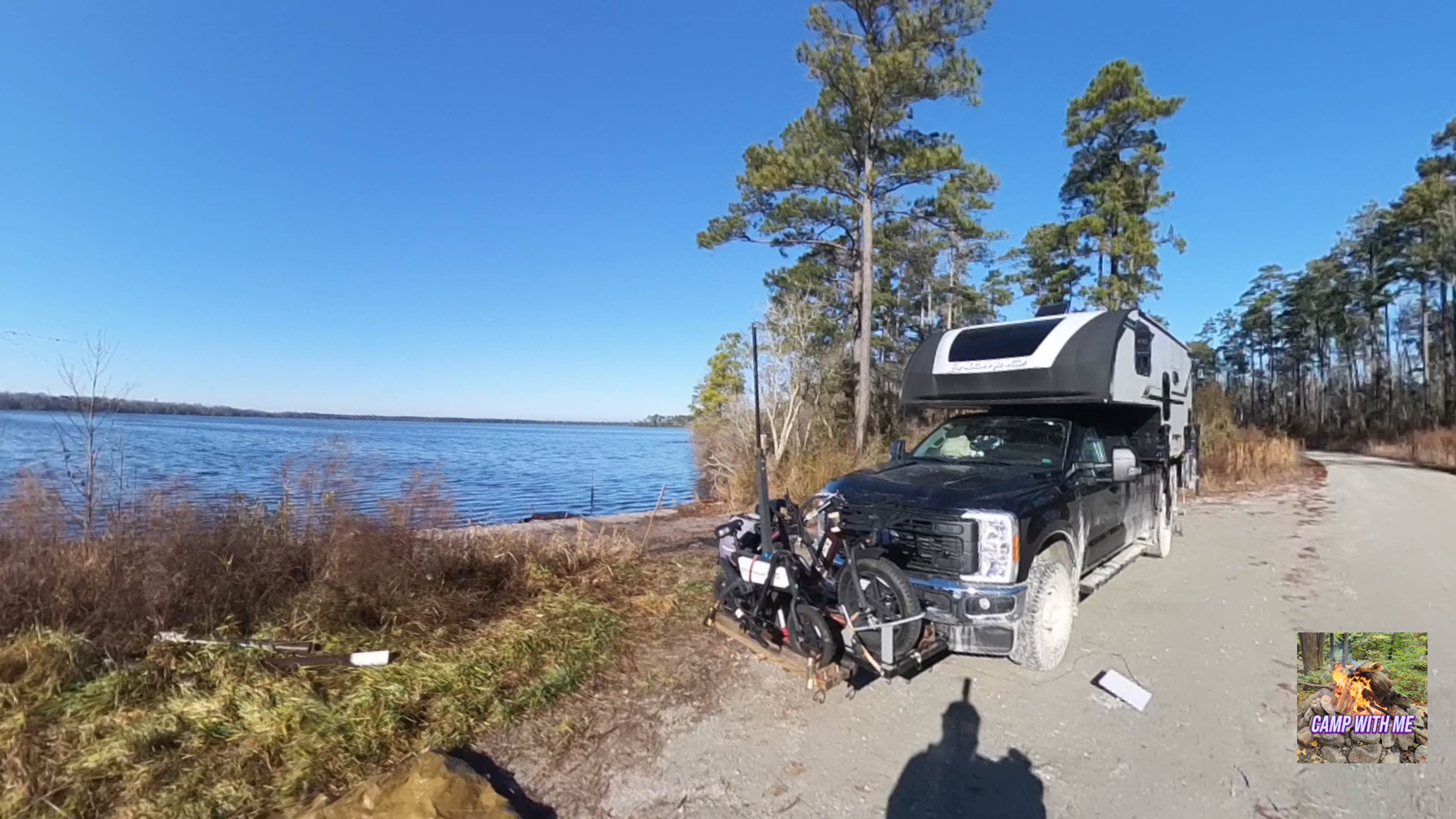 Camper-submitted photo at Catfish Lake Waterfront site and Walk in Campsite near Cherry Point, NC