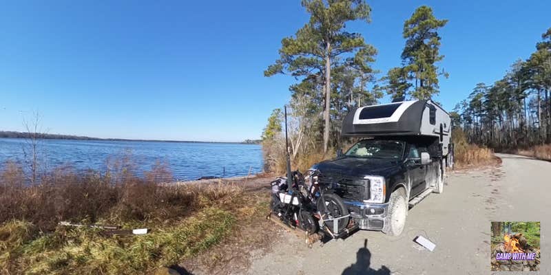 Camper submitted image from Catfish Lake Waterfront site and Walk in Campsite