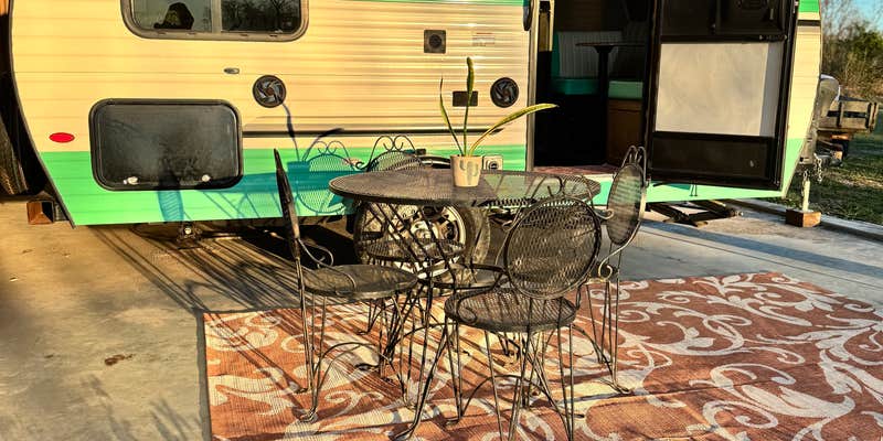 Camper submitted image from Quiet Prairie Walk Campsite · Electric & Water Hookup