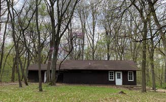 Stuart K.'s photo of glamping accommodations at Great Oaks Camp near Mineral, IL