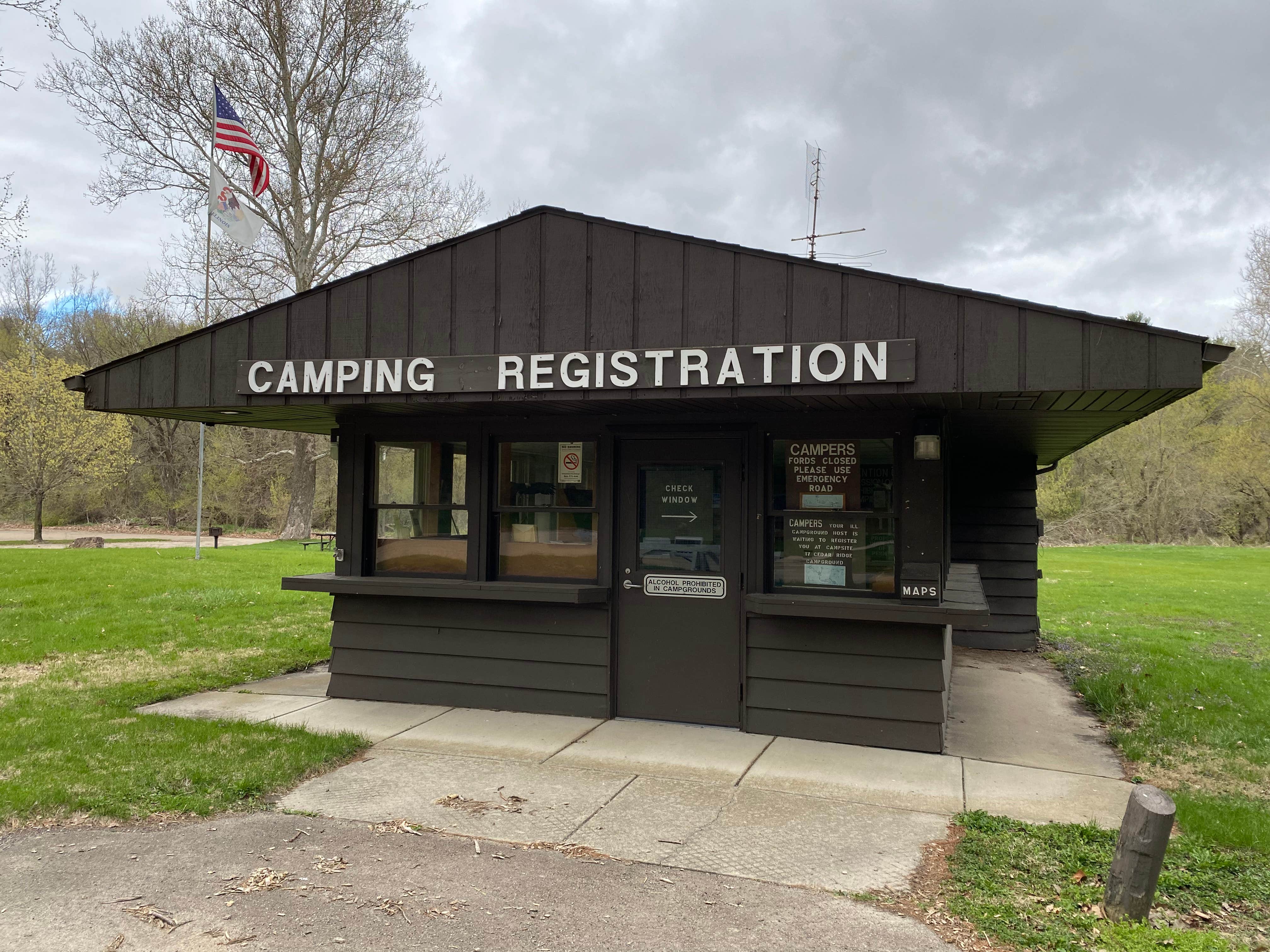 Camper-submitted photo at White Pines Forest State Park - Fox Canyon Youth Campground near Apple River, IL