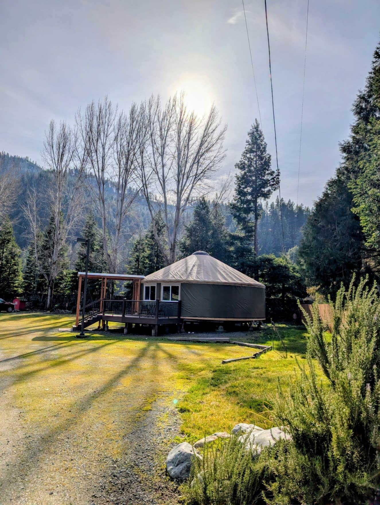 The Dyrt's photo of glamping accommodations at Strawhouse Resorts and Cafe near Essex, CA