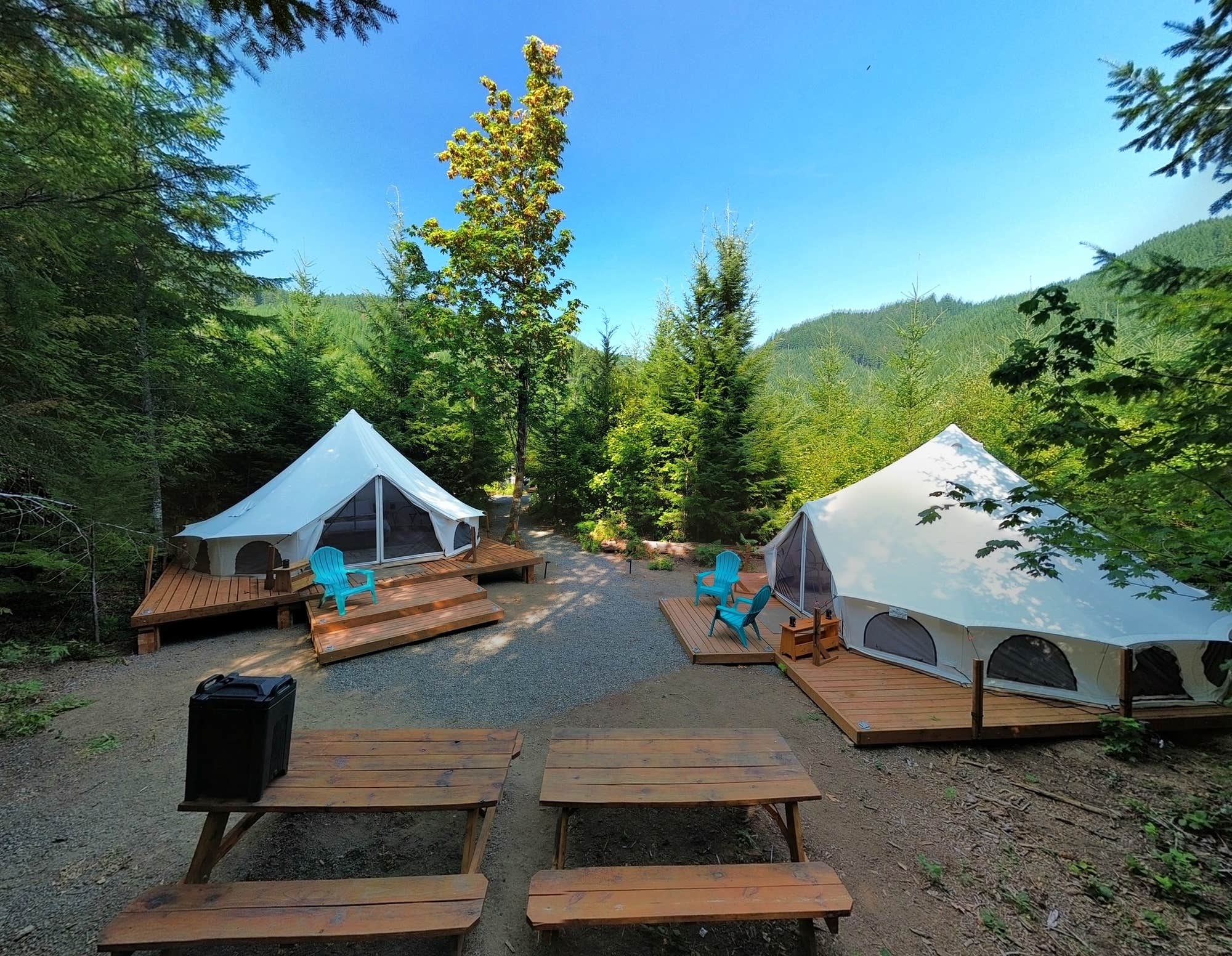 The Dyrt's photo at Columbia Gorge Getaways near Carson, WA