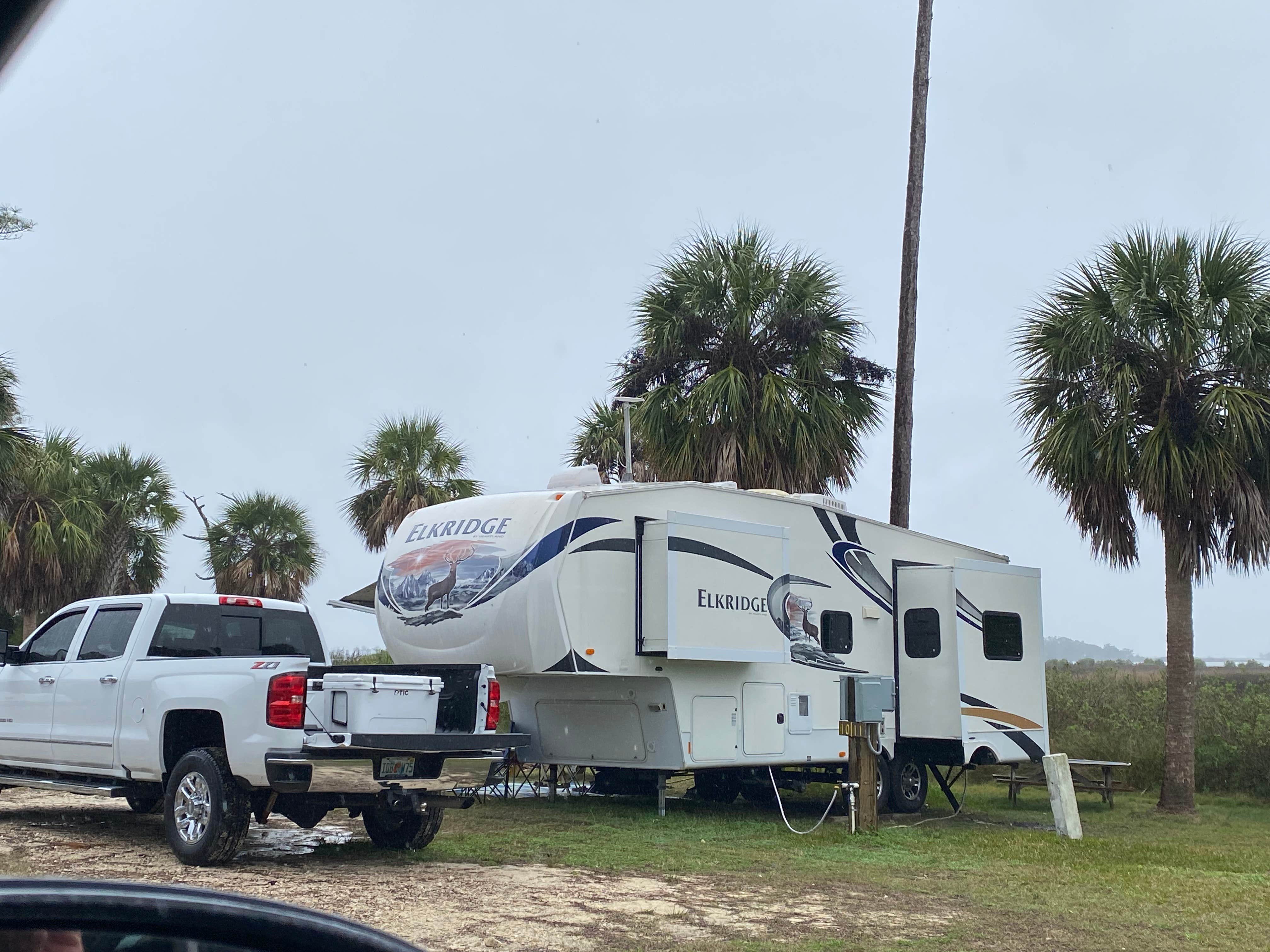 Maria Mercedes M.'s photo of rv camping at Shell Mound Campground near Cedar Key, FL