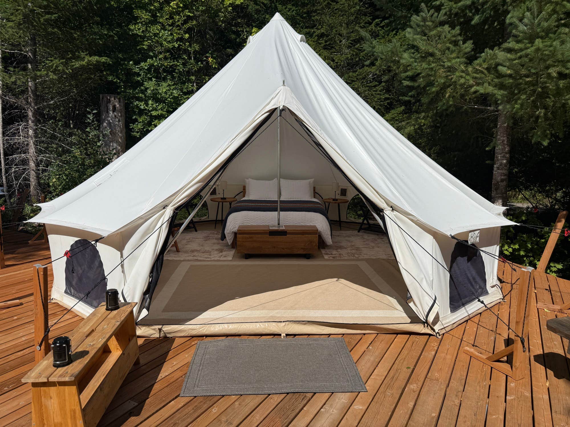 The Dyrt's photo of tent camping at Columbia Gorge Getaways near Cascade Locks, OR