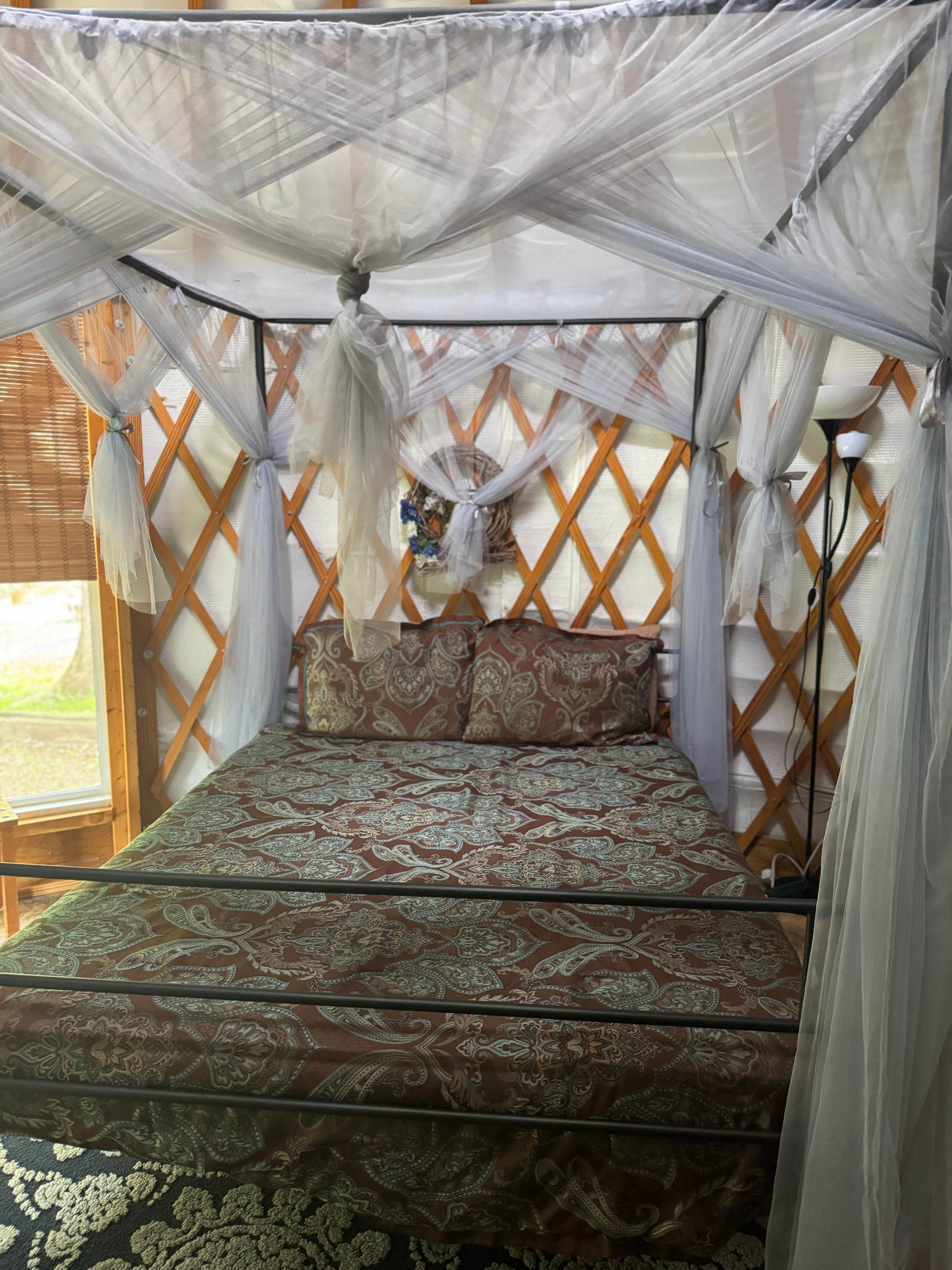 Annette K.'s photo of glamping accommodations at #1 Rock Tavern River Kamp near Harrisonburg, VA