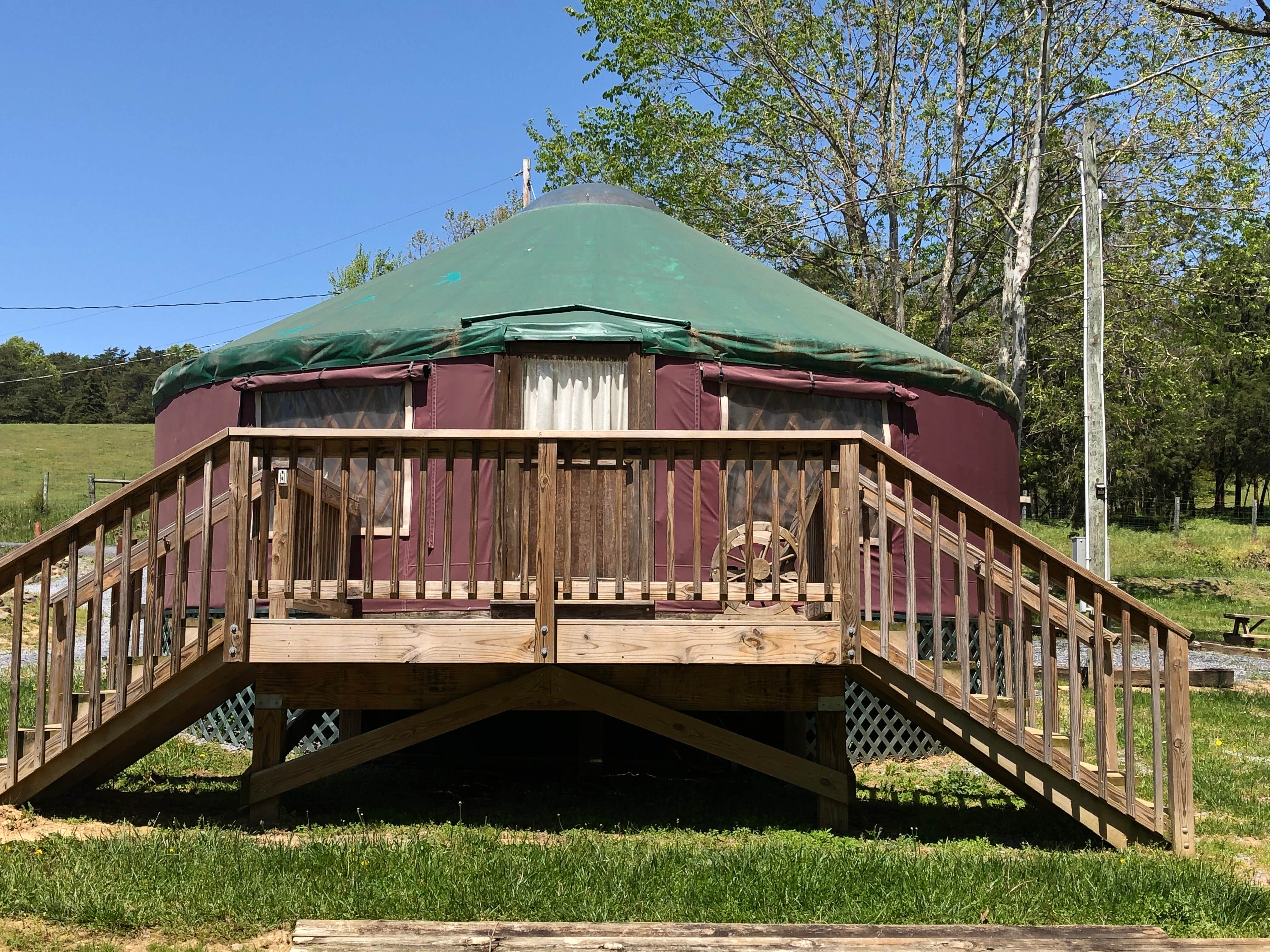 Annette K.'s photo of a cabin at #1 Rock Tavern River Kamp near Grottoes, VA