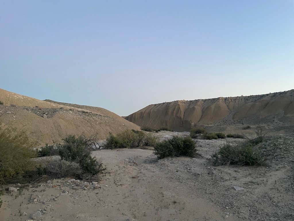 Camping near Desert Ironwood Resort: Fish Creek Wash Primitive Campsite, Borrego Springs, California