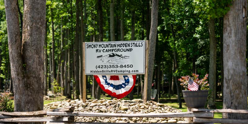 Camper submitted image from Smokey Mountain Hidden Stills RV Campground