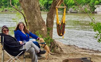Scott Z.'s photo of camping with pets at Good Vibes Rafting & Camping near Cosby, TN