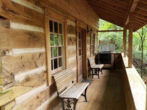The Dyrt's photo of a cabin at Wilderness Adventure at Eagle Landing near Hardy, VA