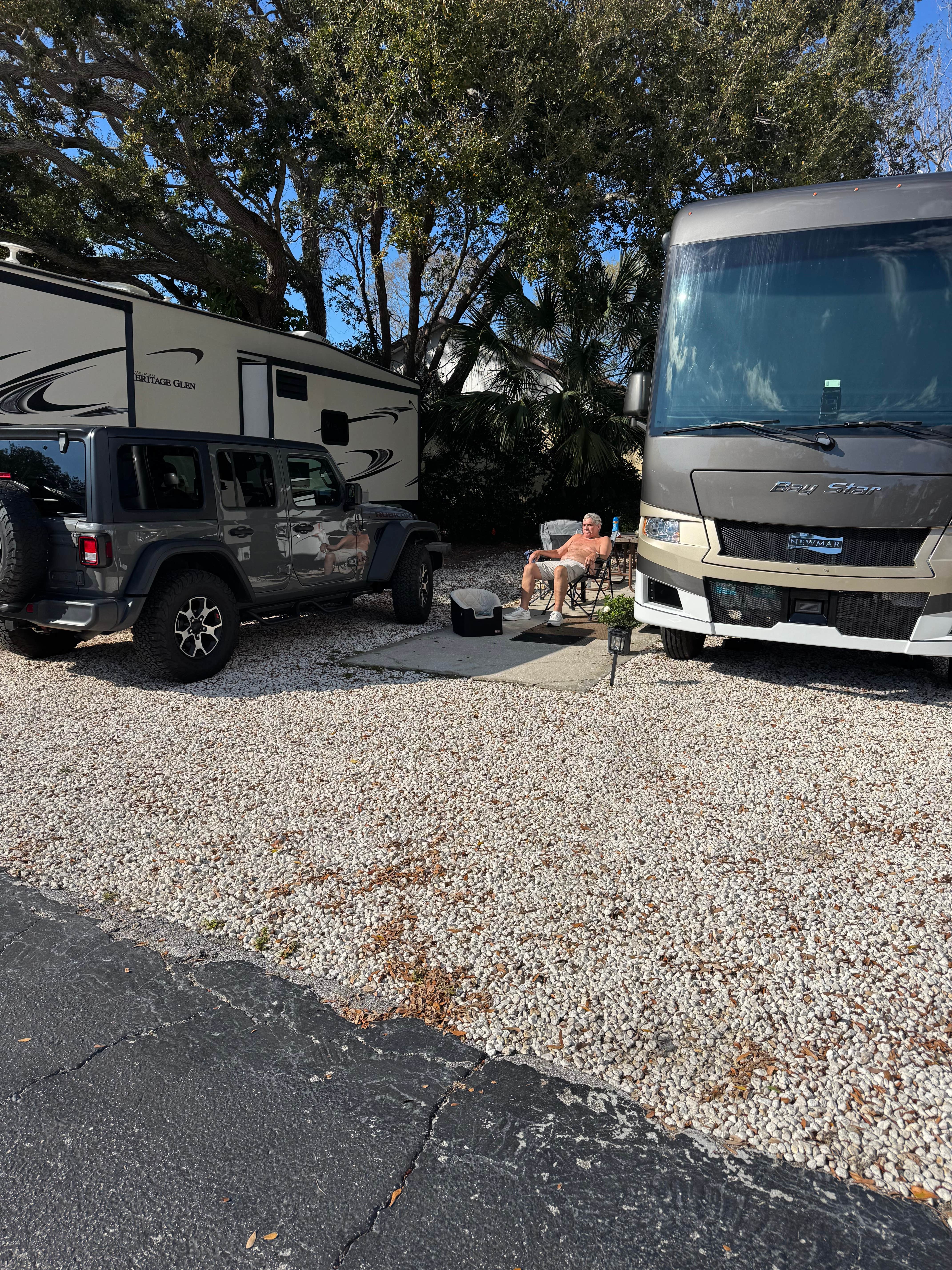 christos K.'s photo of rv camping at Caladesi RV Park near Tampa, FL