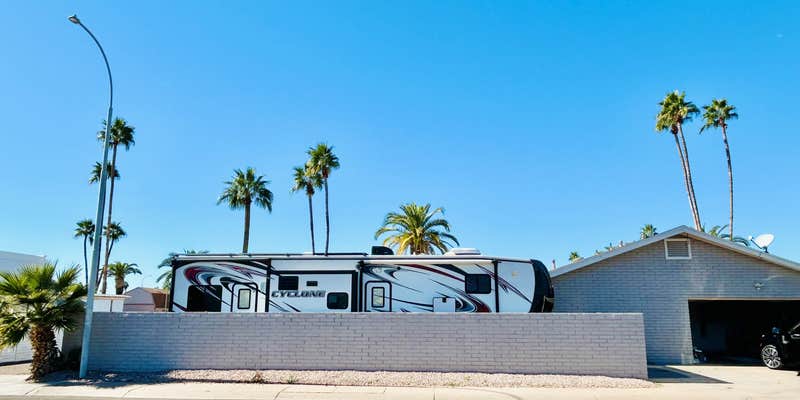 Camper submitted image from Private RV Spot w/Water & Elec