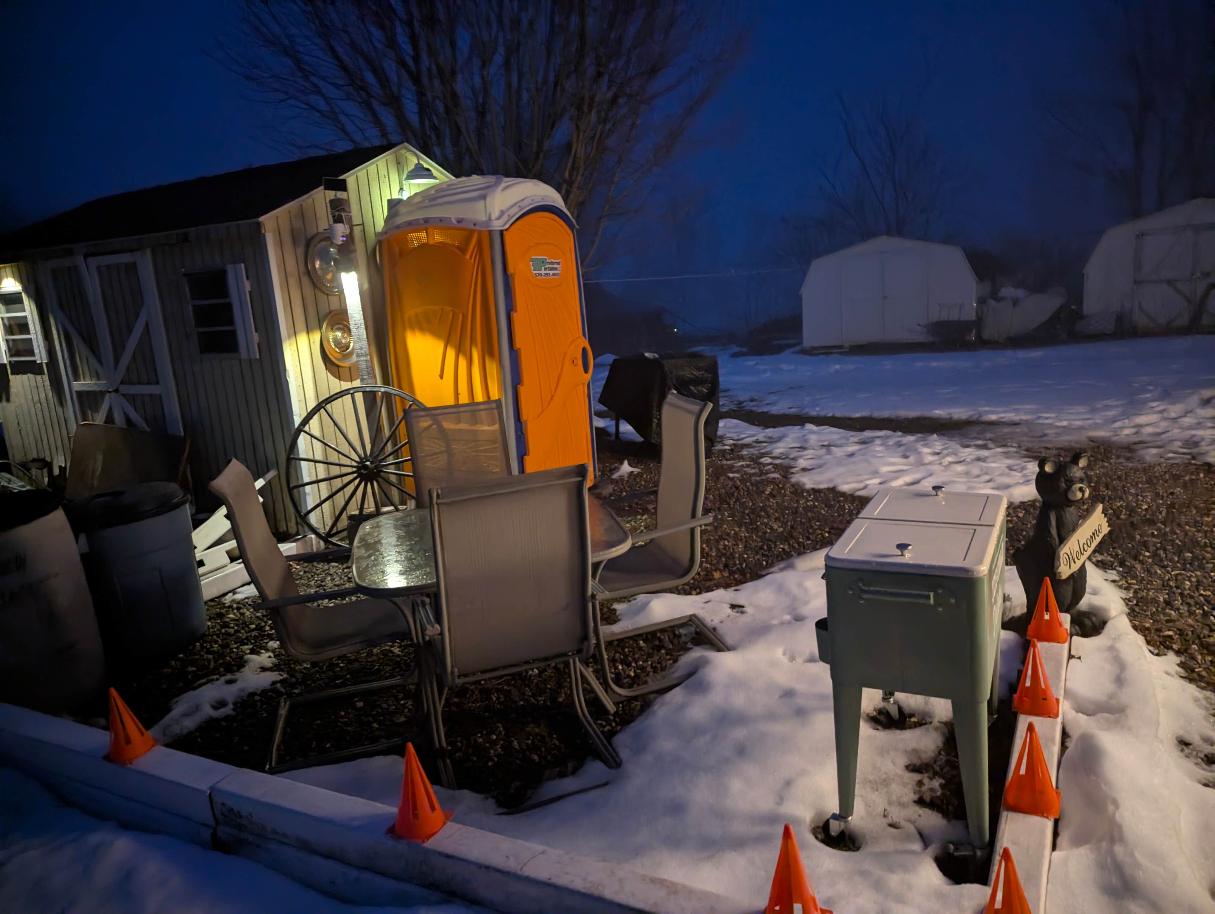 Robert A.'s photo of camping with pets at Breezy Acre Campsites near New Columbia, PA