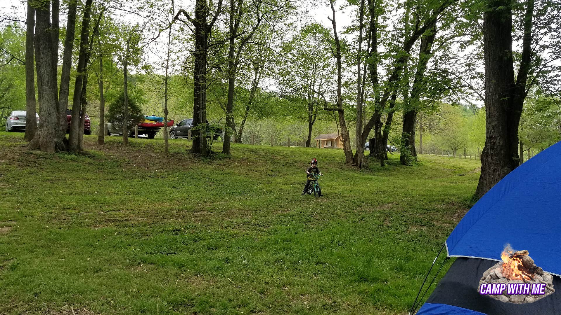 Camp With Me's photo of tent camping at Canoe Landing Group Campsite — James River State Park near Goshen, VA
