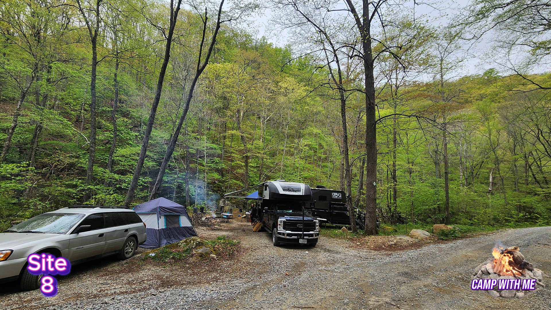 Camp With Me's photo at Alhambra Road Site 8 near Raphine, VA