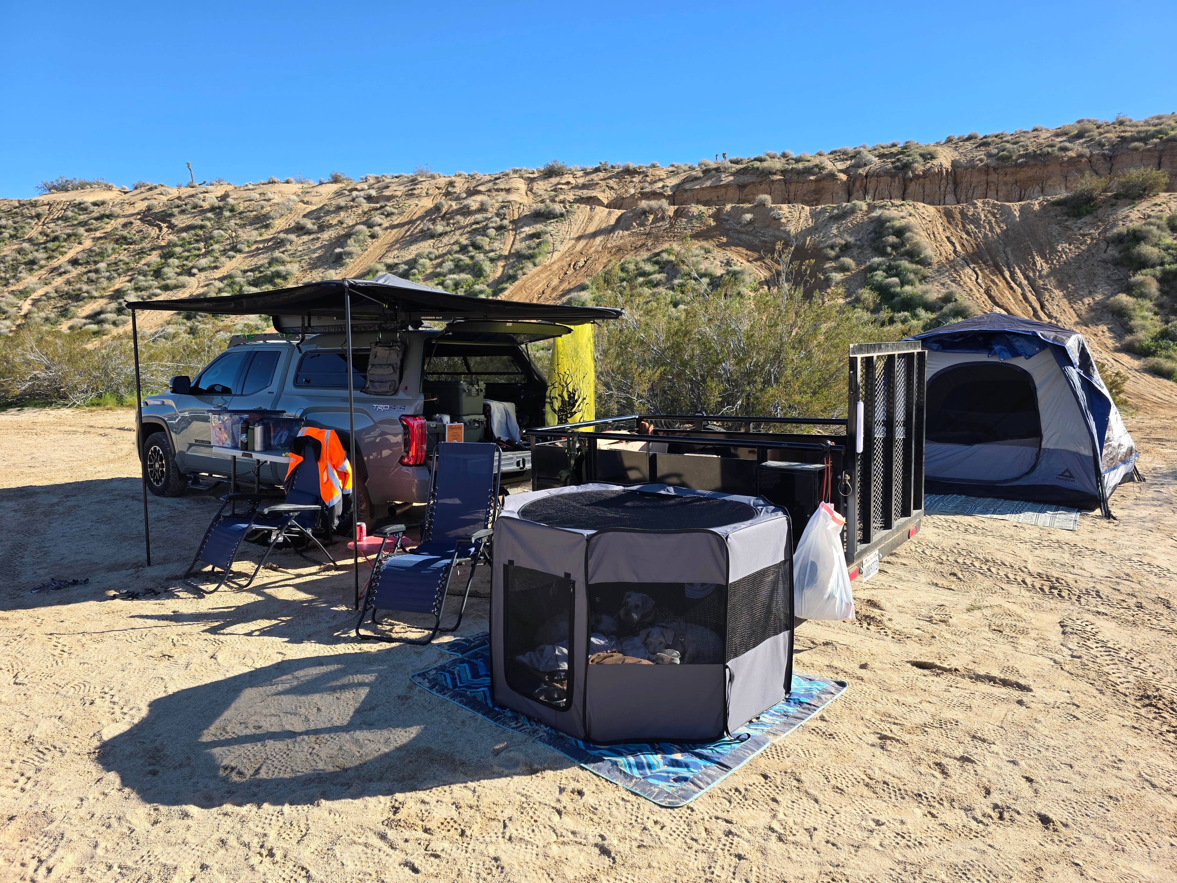 Camper-submitted photo at Dove Springs OHV Area near Randsburg, CA