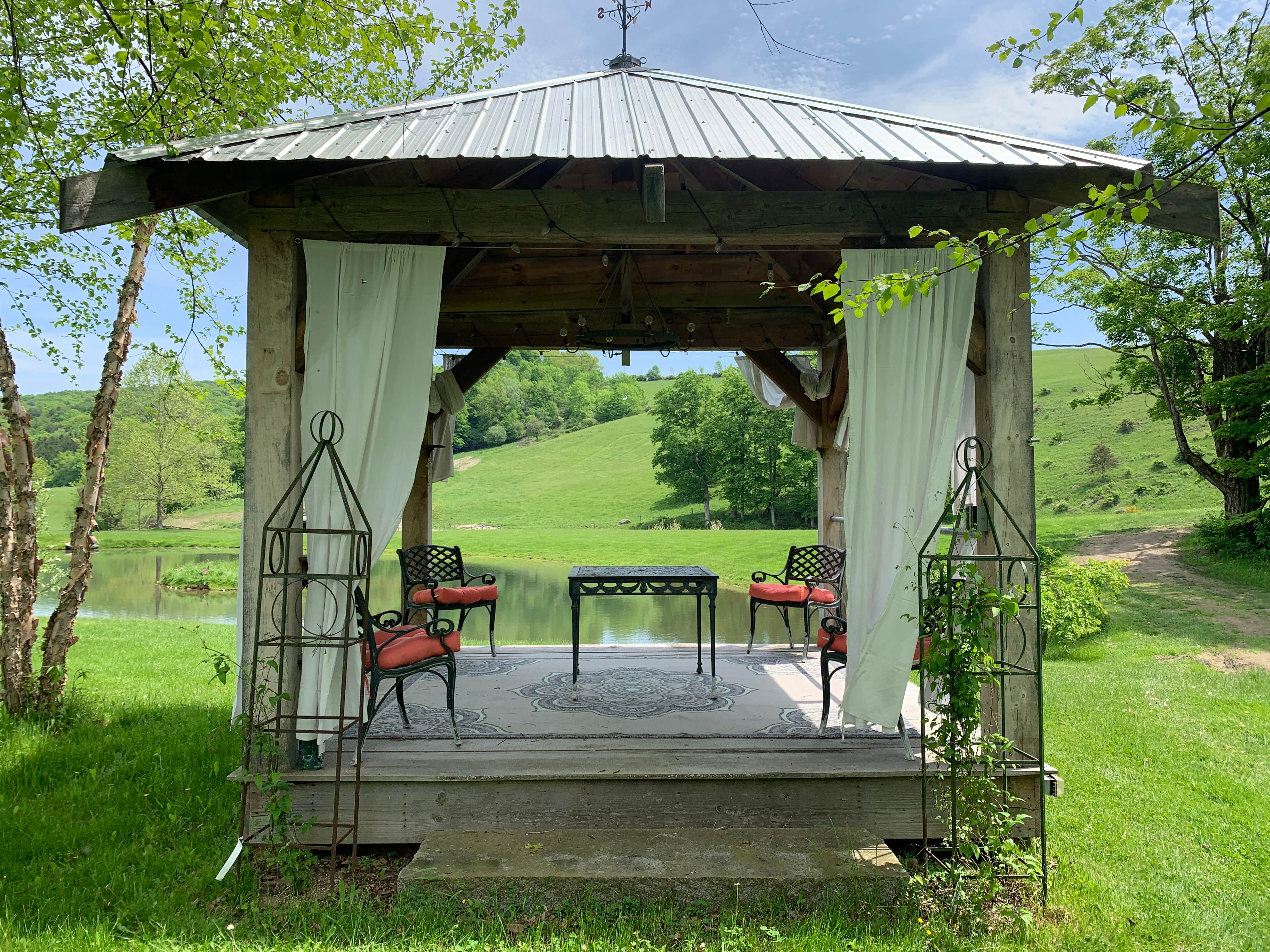 Camper-submitted photo at Slateville Secluded Campsites - Wood Included near Salem, NY