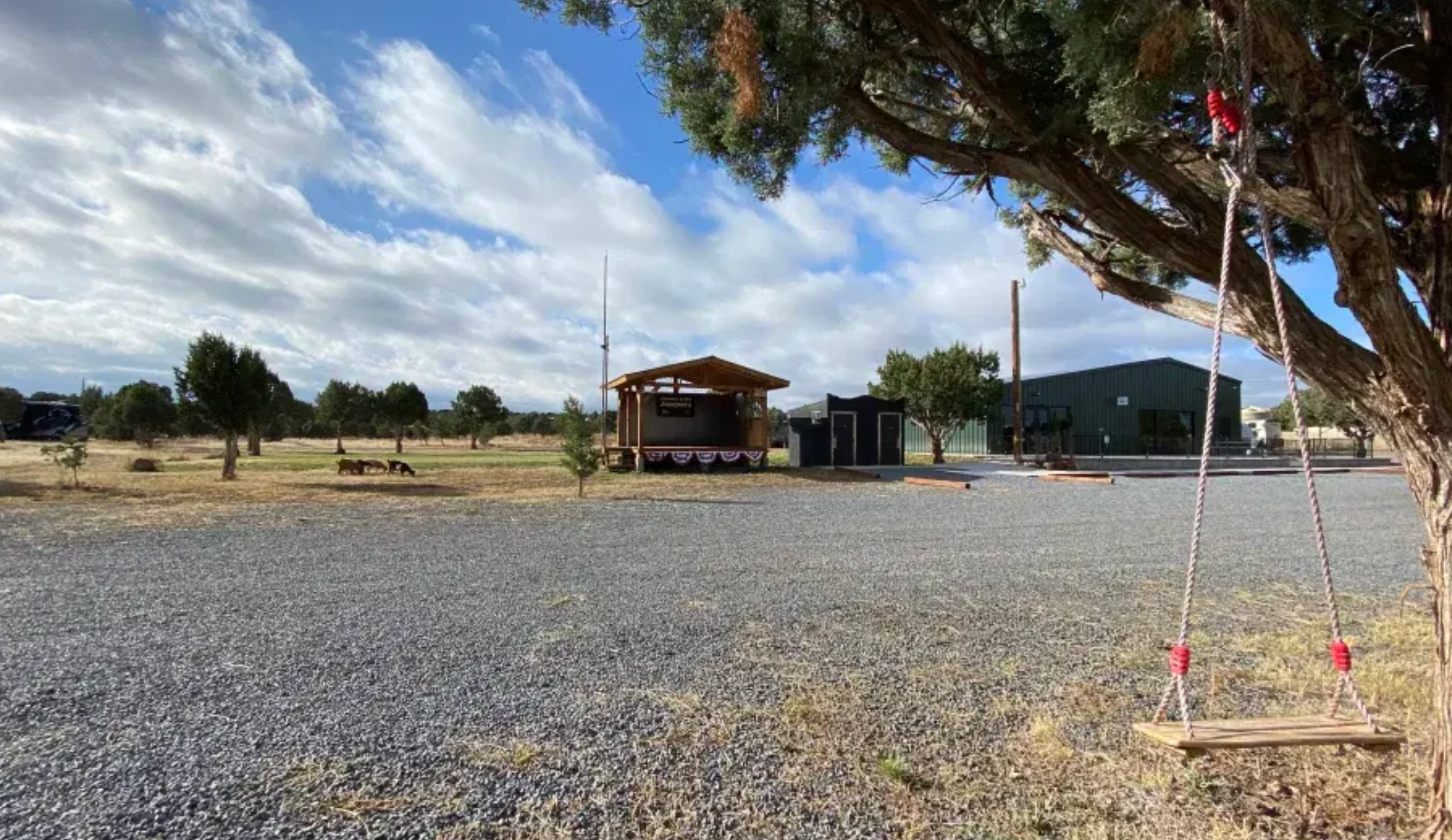 HookHub F.'s photo of camping with pets at GreatSky CampRanch near Holbrook, AZ