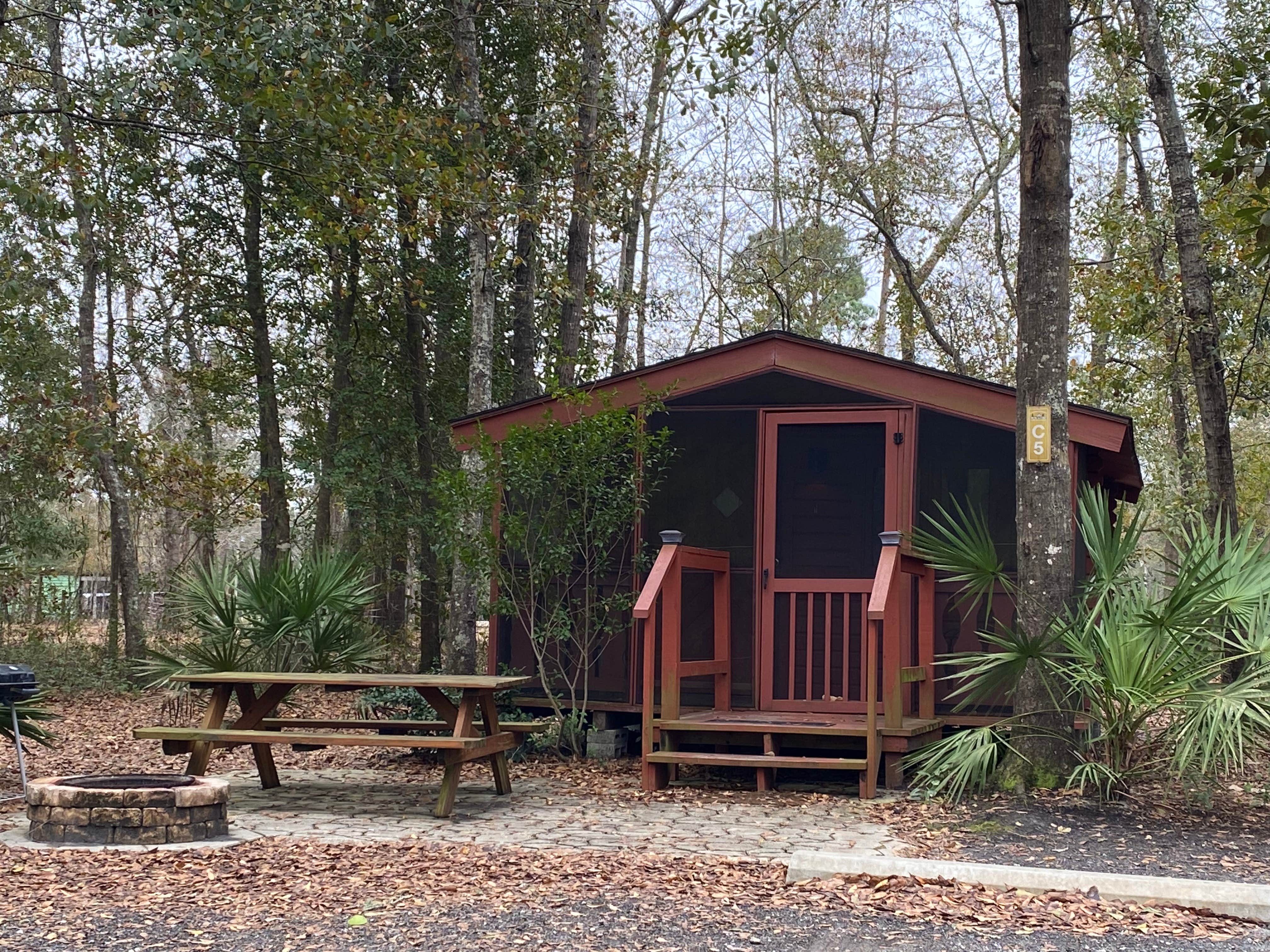 Maria Mercedes M.'s photo of glamping accommodations at Okefenokee Pastimes Cabins and Campground near Jacksonville, FL