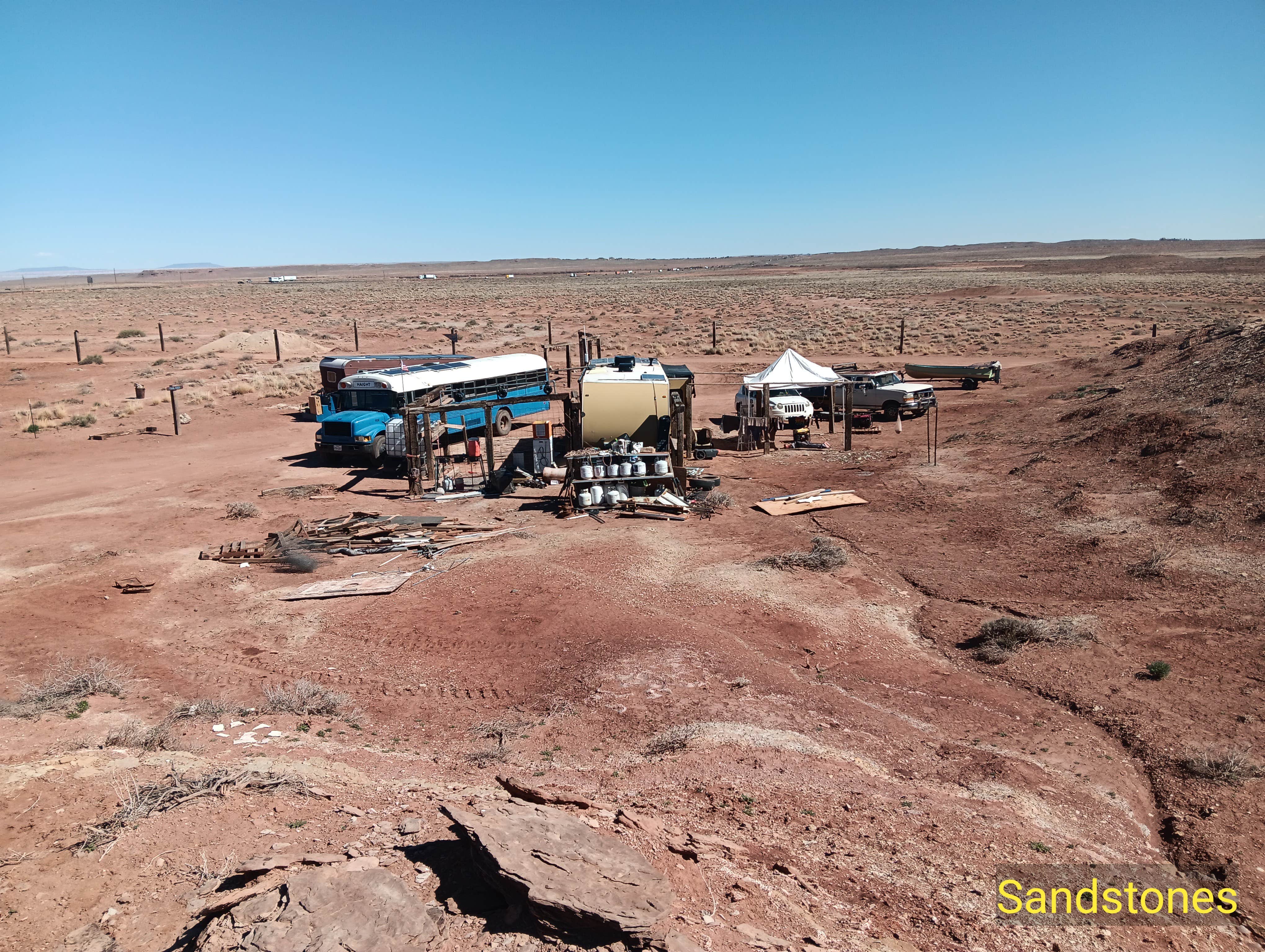 Camper-submitted photo at Sandstones Retreat near Winslow, AZ