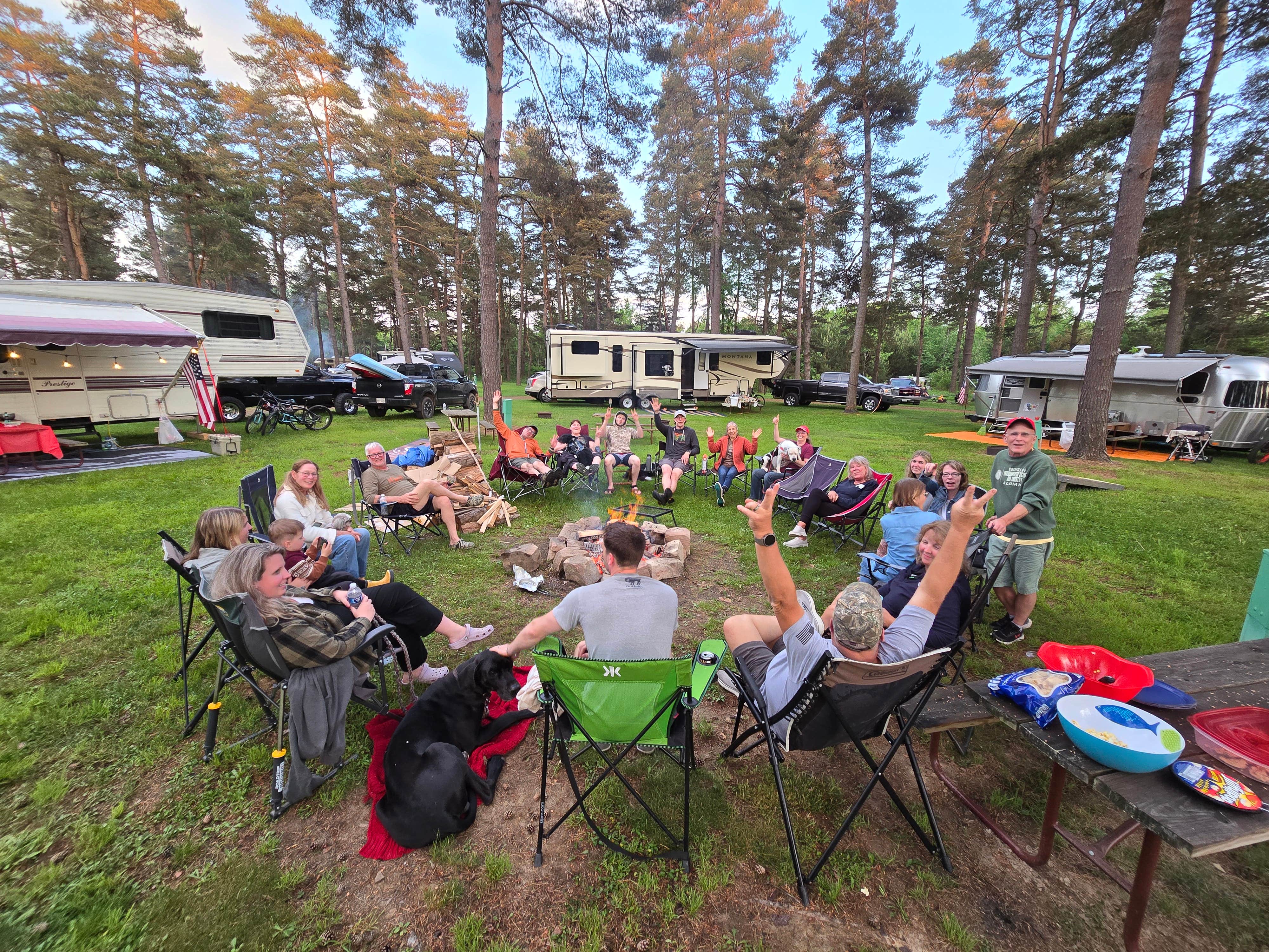 High Pines RV Park ..'s photo of camping with pets at High Pines RV Park near Irvine, PA