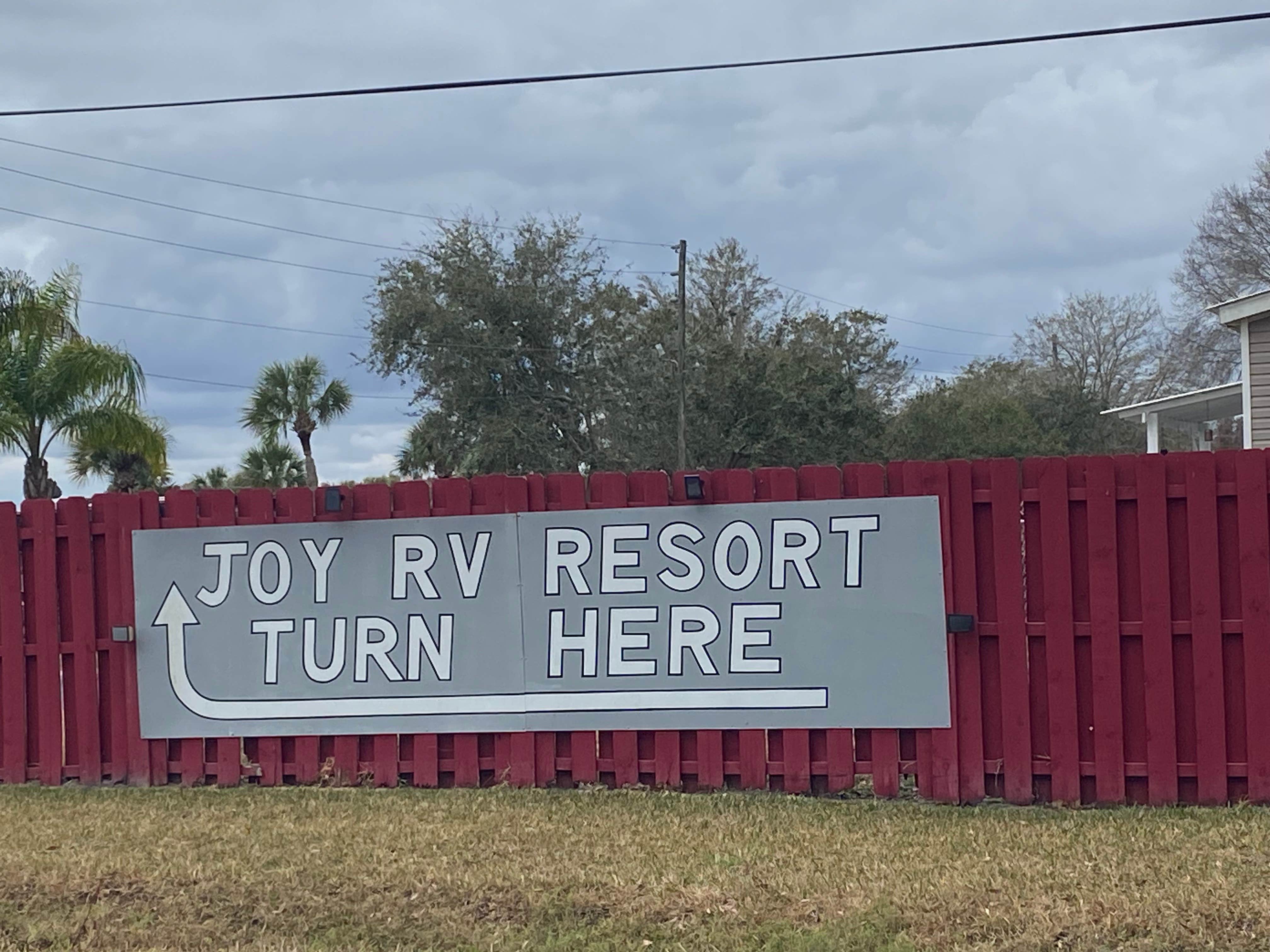 Camper-submitted photo at Joy RV Park near Grant, FL