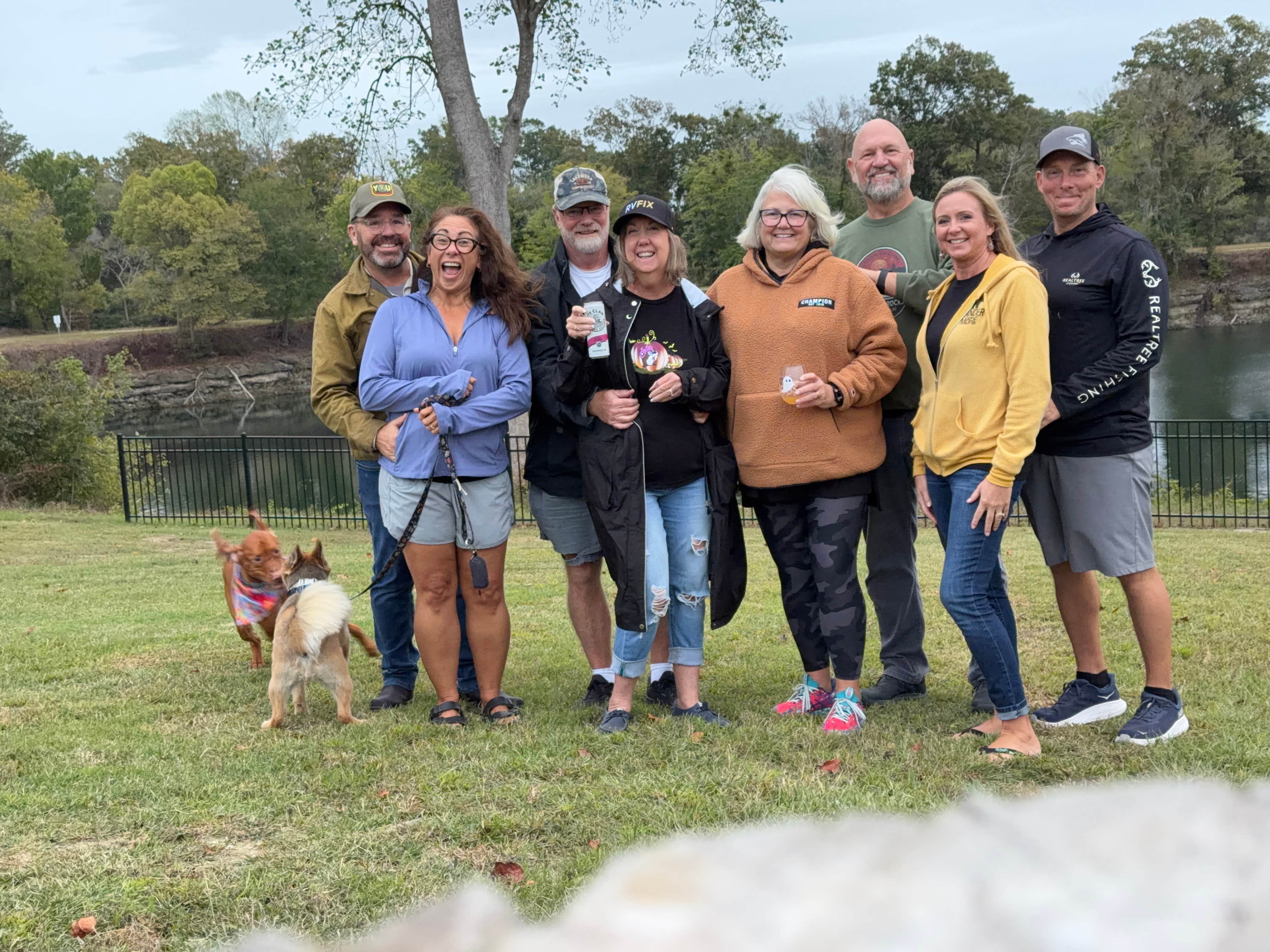 Joe B.'s photo of camping with pets at The Lakes RV & Cabin Resort near Gloucester, NC