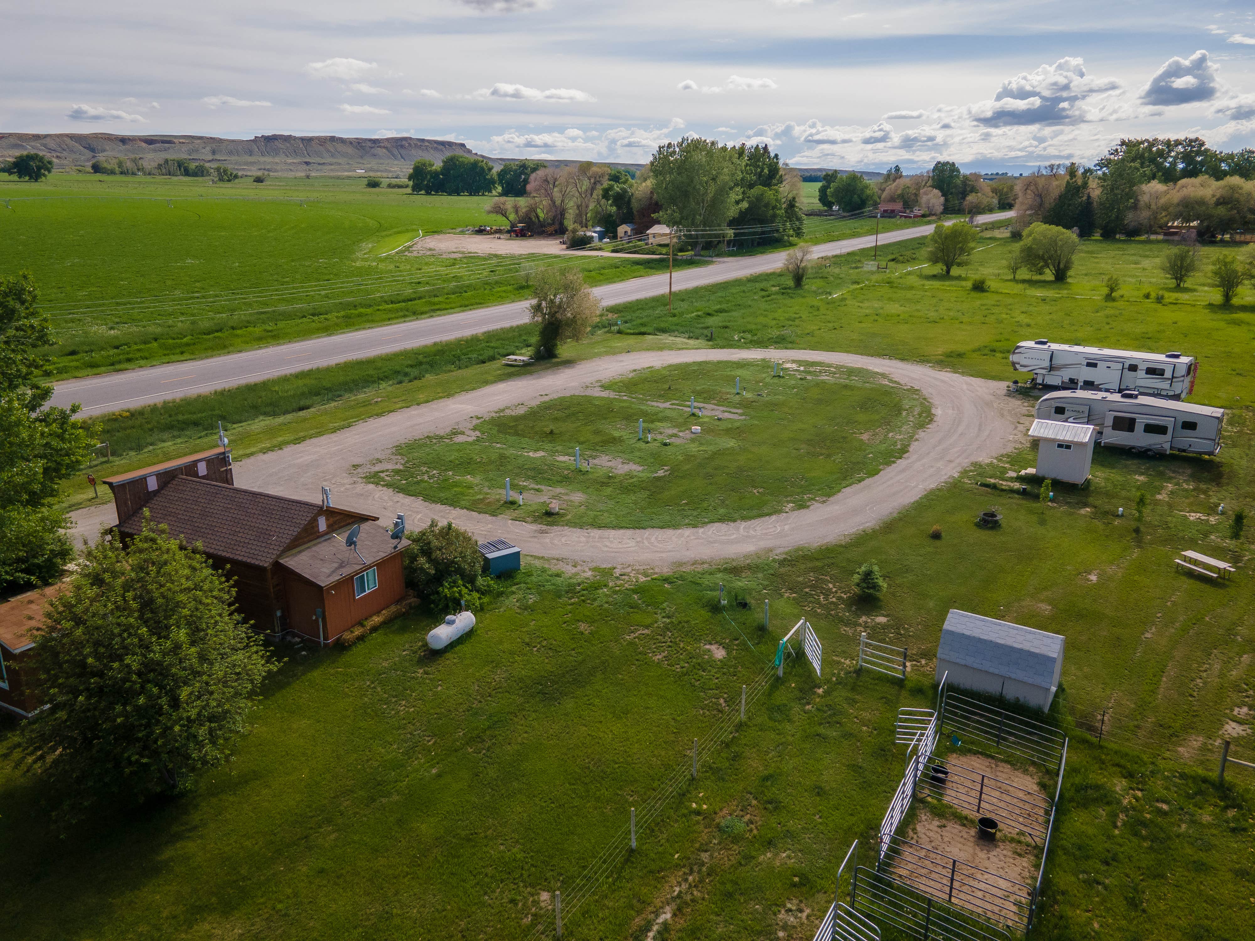 Camper-submitted photo at Western Skies RV and Equine Park near Thermopolis, WY