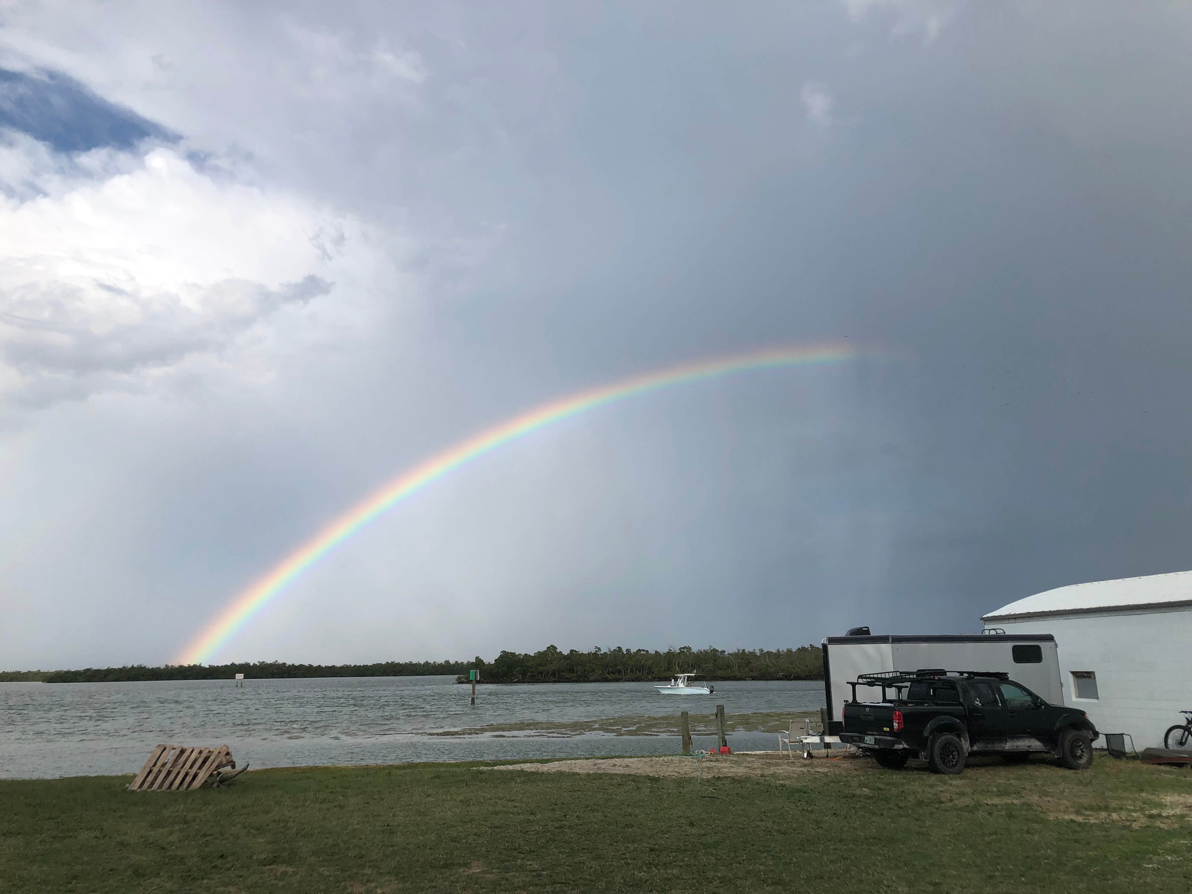 Camper-submitted photo at Waterfront RV Lot Goodland near Goodland, FL