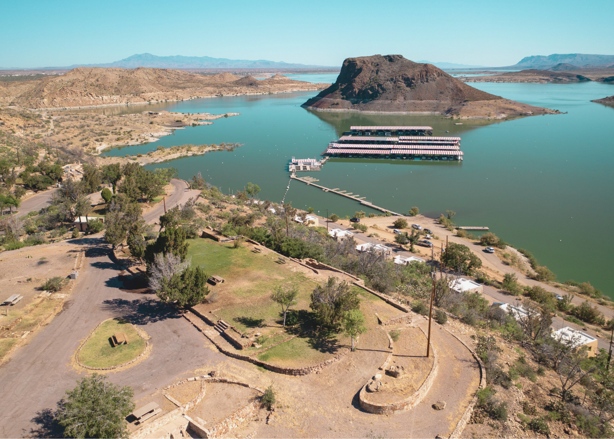Camping near Hot Springs Glamp Camp: Dam Site Lodging, Elephant Butte, New Mexico