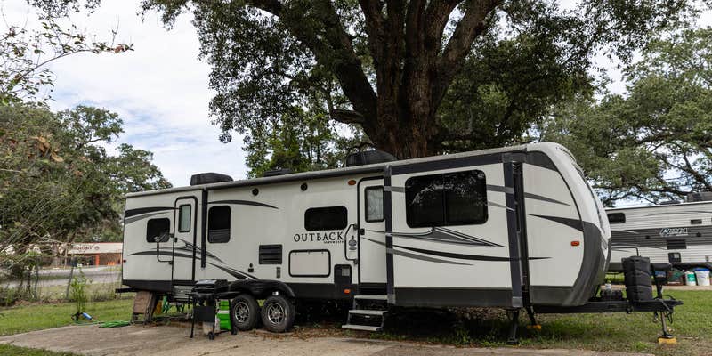 Camper submitted image from Tanglewood Gardens Mobile Home and RV Park