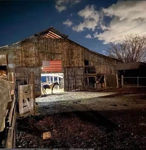 Camper-submitted photo at Muletown Farm | Pond | Horses | Sunset Views near Hampshire, TN