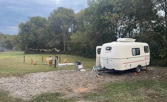 Holly B.'s photo of rv camping at Muletown Farm | Pond | Horses | Sunset Views near Lawrenceburg, TN