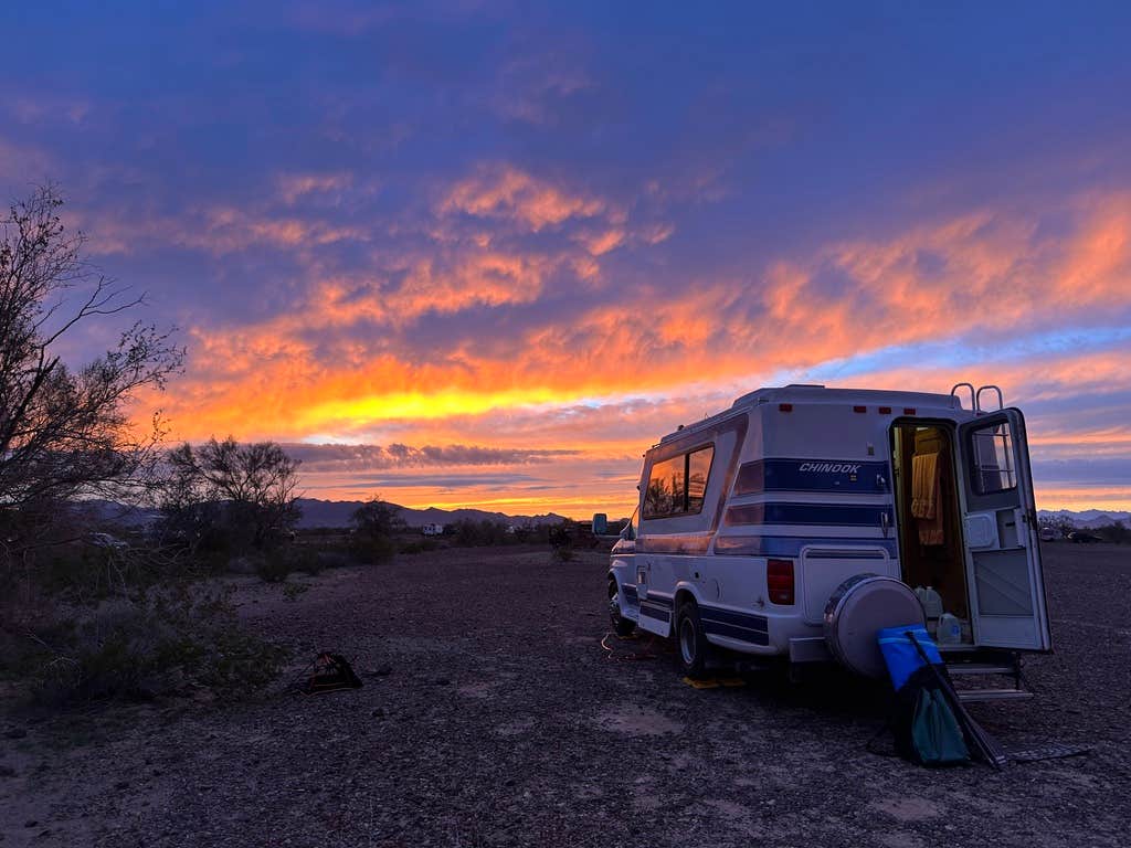 Camper-submitted photo at Plomosa BLM Dispersed Camping Area near Earp, CA