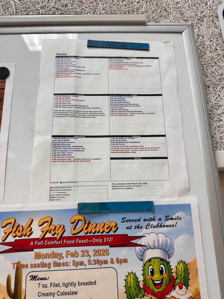 Camper-submitted photo at SKP Saguaro Co-Op near Dragoon, AZ