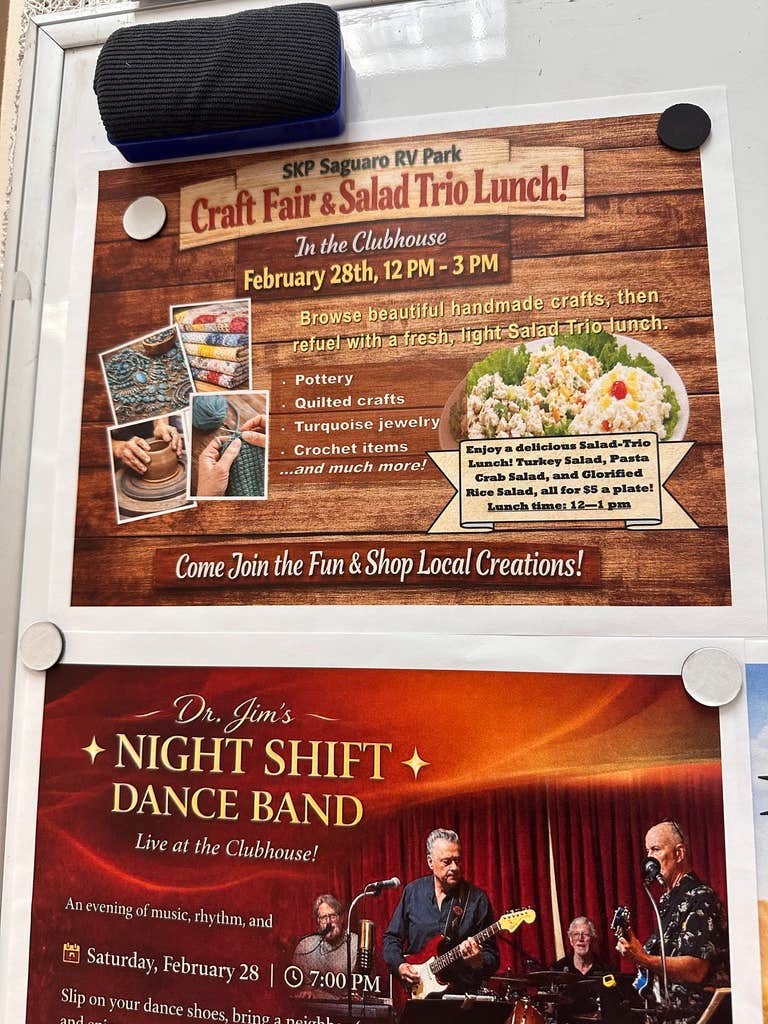 Camper-submitted photo at SKP Saguaro Co-Op near Dragoon, AZ