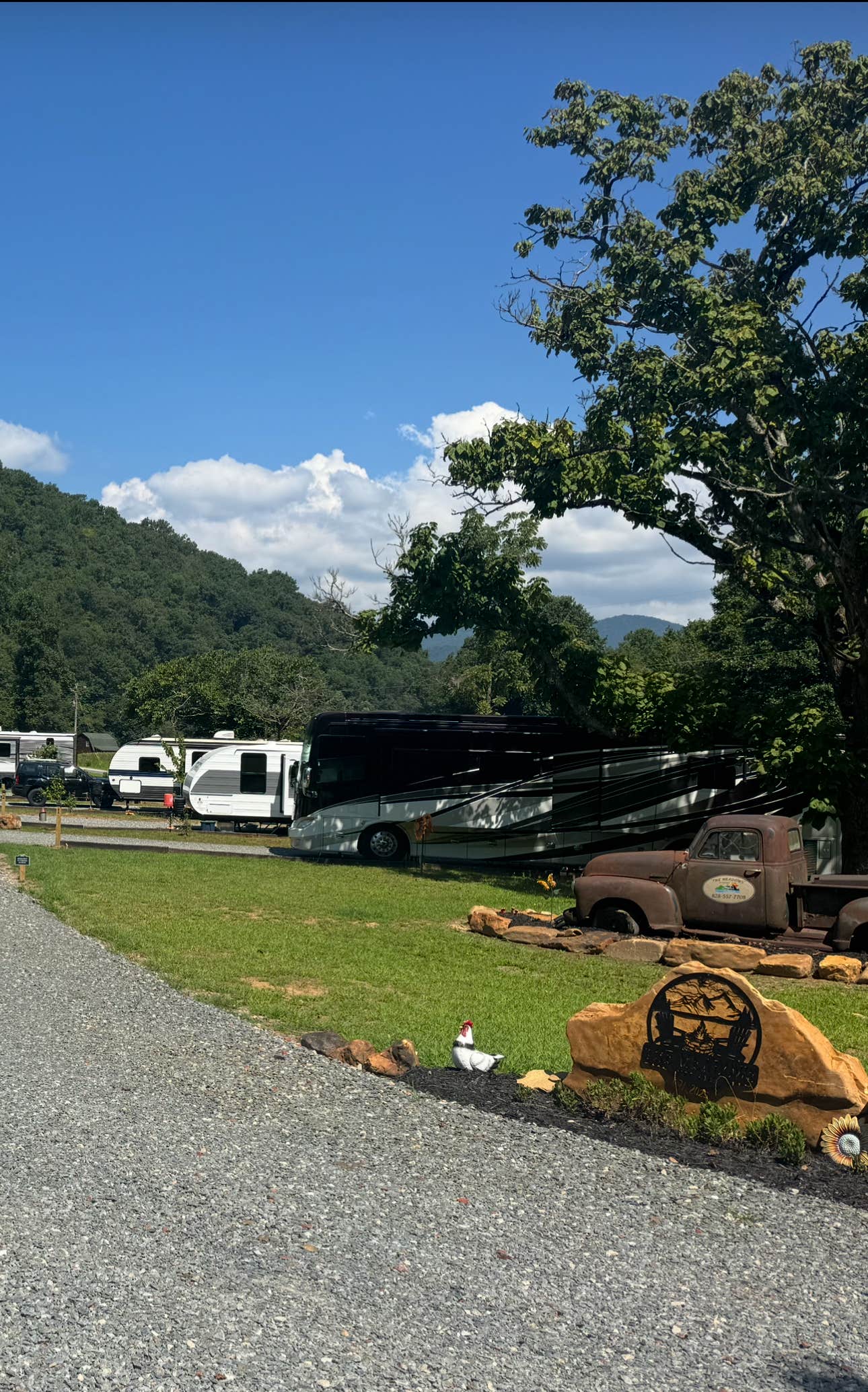 Tracy M.'s photo of rv camping at The Meadows at Double Creek RV Campground near Culberson, NC