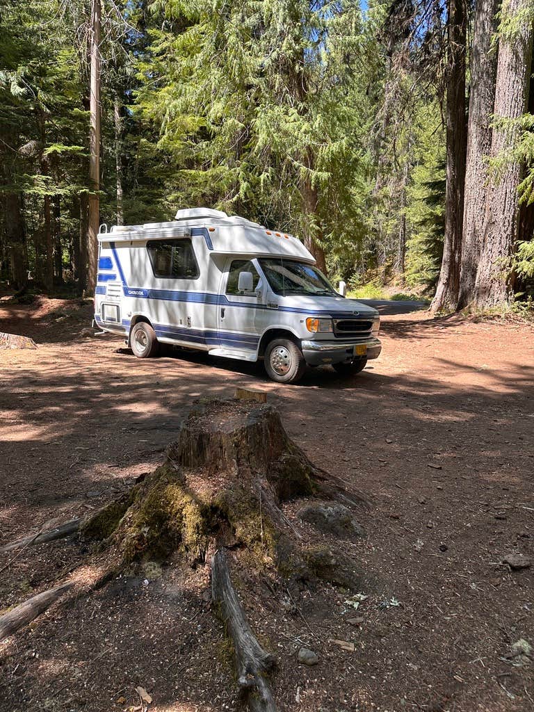 Camping near Brightenbush Access Road: Beautiful Spot NF 4630 by the River, Welches, Oregon