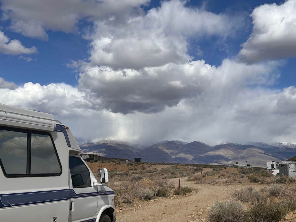 Kathy B.'s photo of rv camping at Pleasant Valley Pit Campground near Bishop, CA