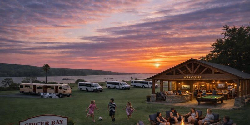 Camper submitted image from Spicer Bay Luxury RV Resort