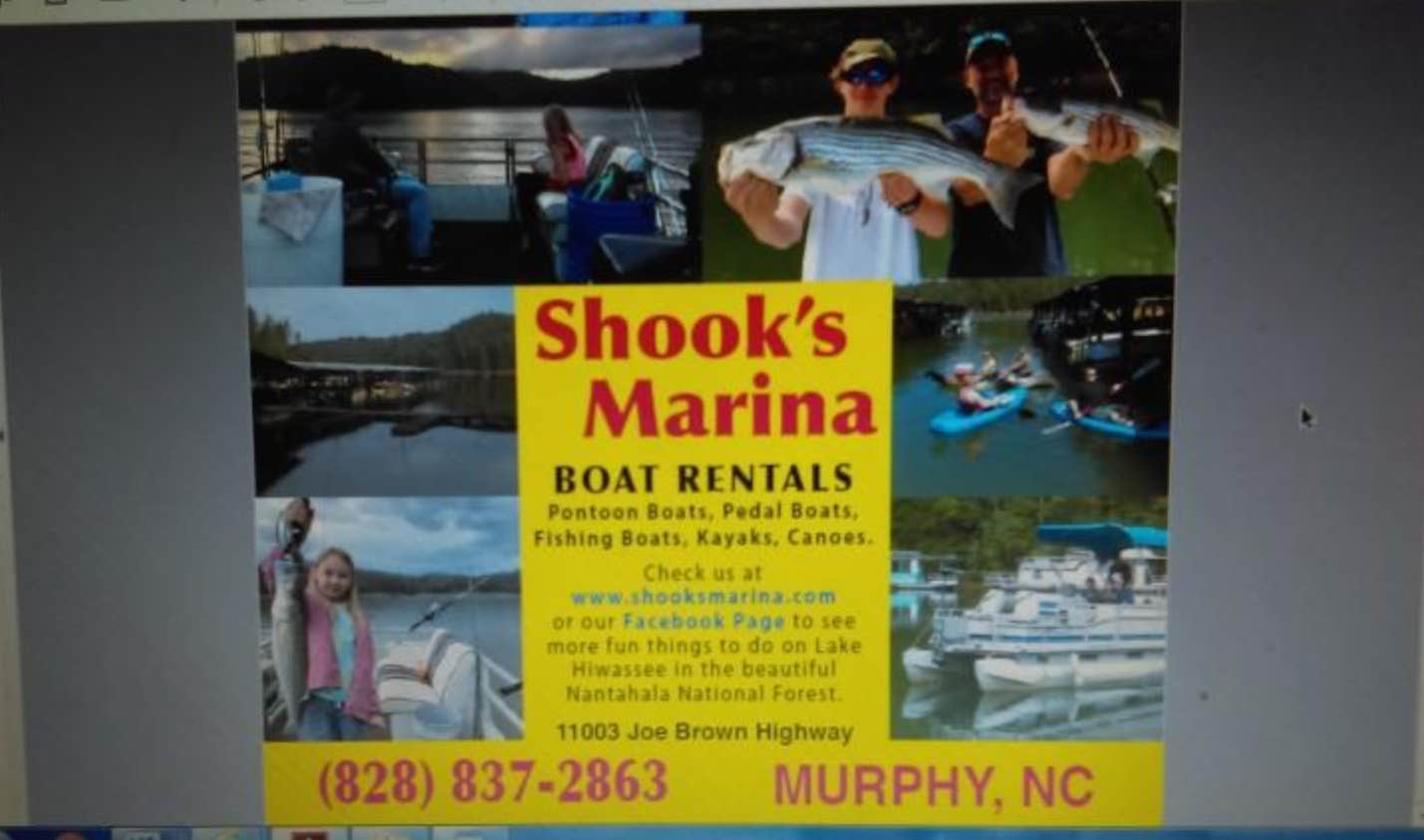 Camping near WagonMaster Adventure Ranch & Gem Mine: Shooks marina & rv, Murphy, North Carolina