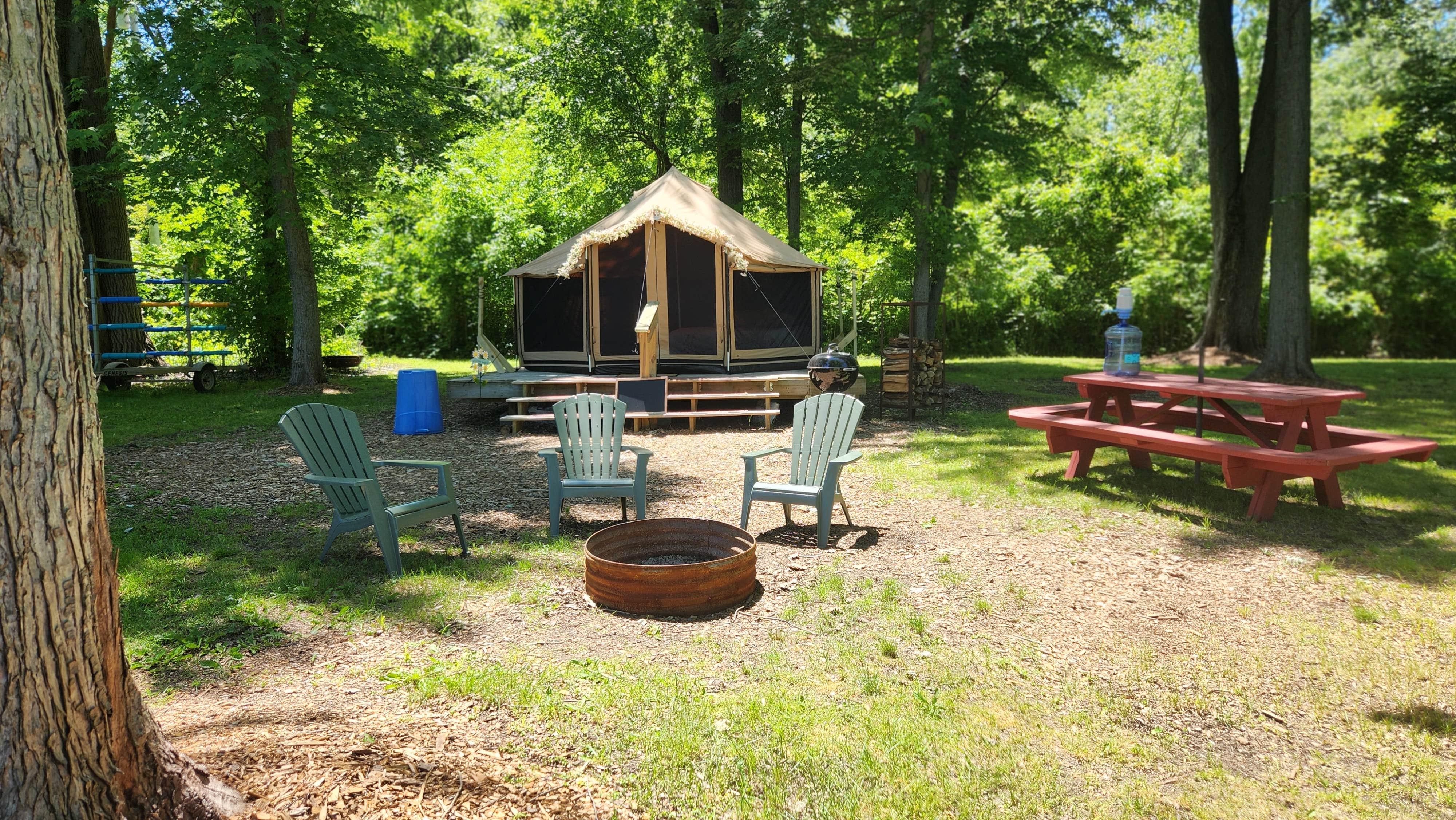 Camping near Silver Creek County Equestrian Park And Campground: WaterTrail Ventures Paddle Respite, Fennville, Michigan