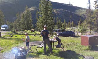 Camping near Peale Island Cabin — Yellowstone National Park: Tower Fall Campground — Yellowstone National Park, Yellowstone National Park, Wyoming