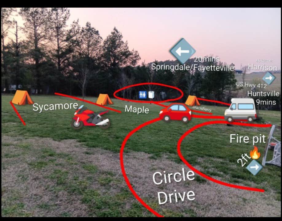 Camping near Withrow Springs State Park Campground: HubOfTheOzarks, Hindsville, Arkansas