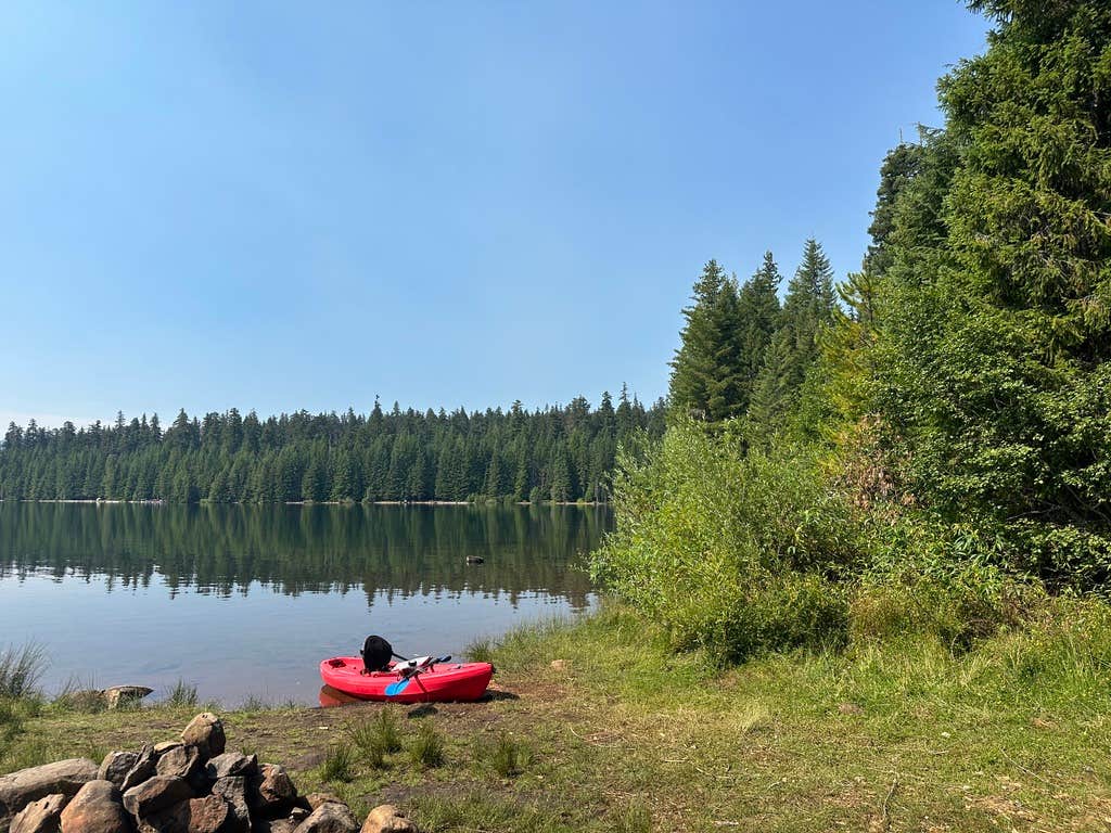Camper-submitted photo at Timothy Lake Meditation Point near Mt. Hood National Forest