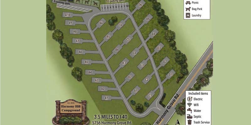 Camper submitted image from Harmony Hill Campground