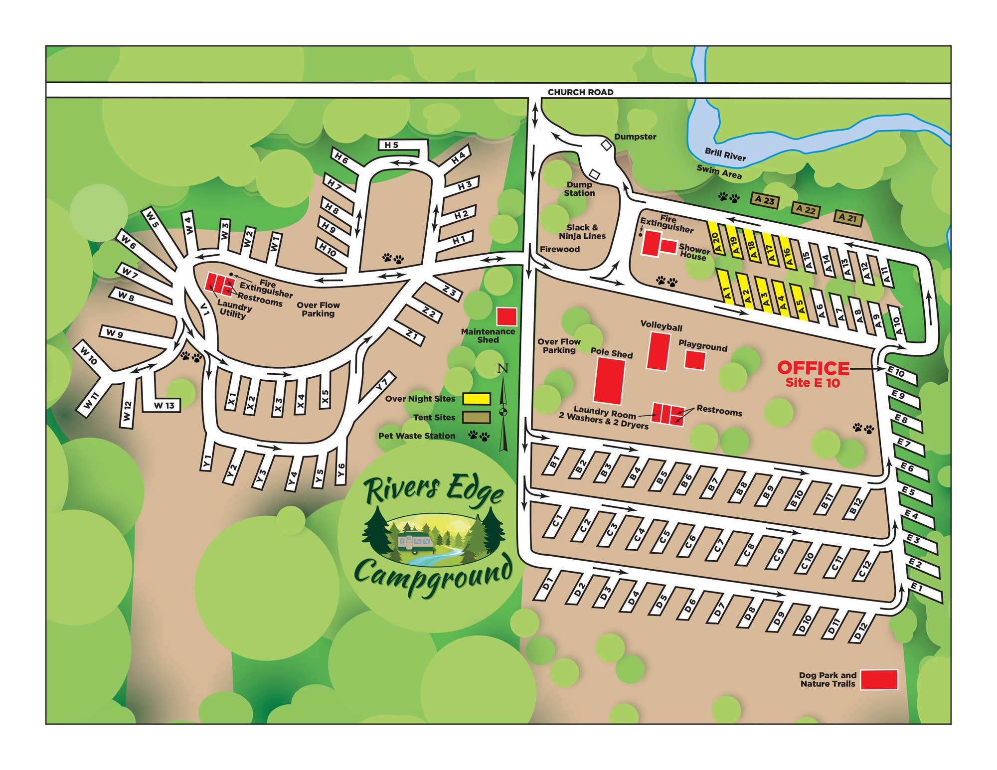 Camper-submitted photo at Rivers Edge Campground - Birchwood near Sarona, WI