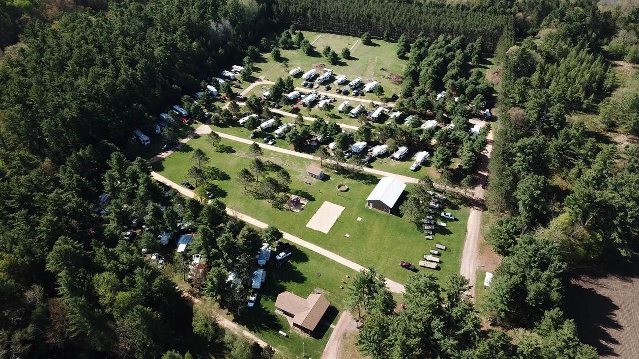 Camper-submitted photo at Rivers Edge Campground - Birchwood near Sarona, WI