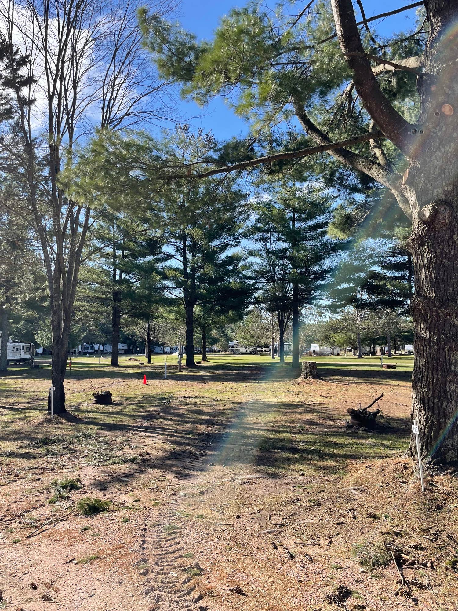 Camper-submitted photo at Rivers Edge Campground - Birchwood near Sarona, WI